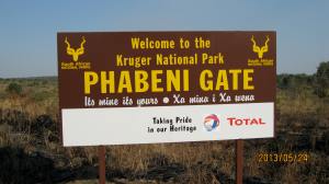 The Phabeni Gate into the Kruger National Park